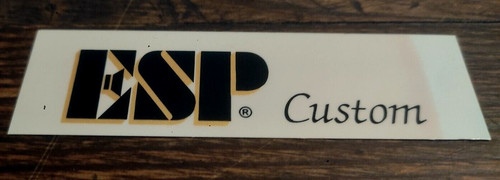 Esp custom headstock - custom, logo