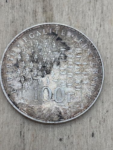 Piece 100 francs pantheon 1982 - piece,