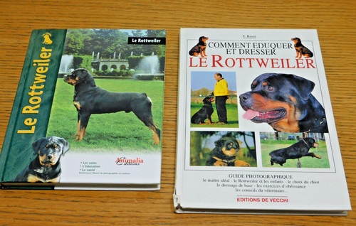 Lot livres sur - le, rottweiler