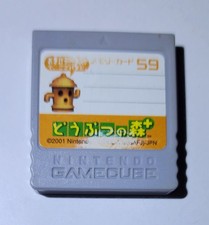 Official Nintendo GameCube OEM Animal Crossing Memory Card 59 Block Japan Tested