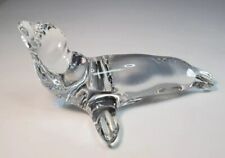 Villeroy and Boch Crystal Sea Lion Seal Paperweight Animal Figurine Stamped