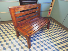 BANQUETTE PIN à lattes-DESIGN