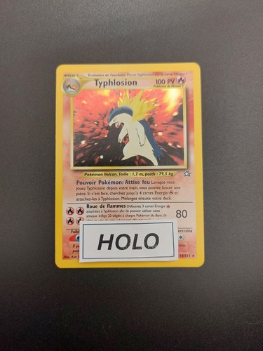 Carte pokémon typhlosion - pokémon,