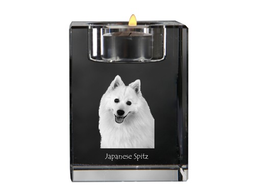 Spitz japonais porte bougie - japonais, porte-bougie