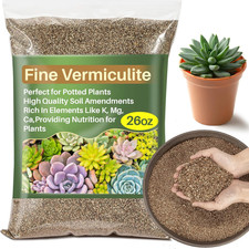 26OZ Vermiculite - Organic Vermiculite for Plants Fine Horticultural Vermiculite