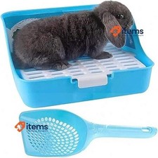 PINVNBY Lapin Cage Litière Boîte Petit Animaux Coin Toilette Maison Literie