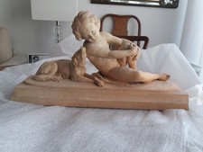 Groupe sculpture en terre