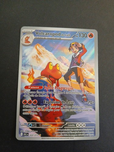 Carte pokémon volcaropod - pokémon,