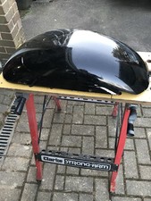 10” Flat Short Motorcycle Rear Fender Mudguard For Harley Bobber Chopper Honda