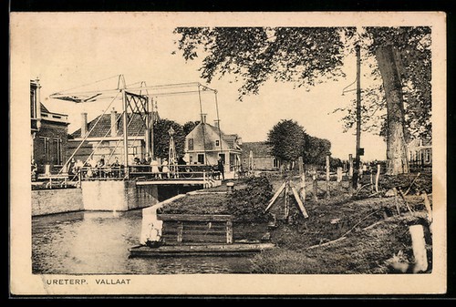 Carte postale ureterp vallate - carte, ureterp,