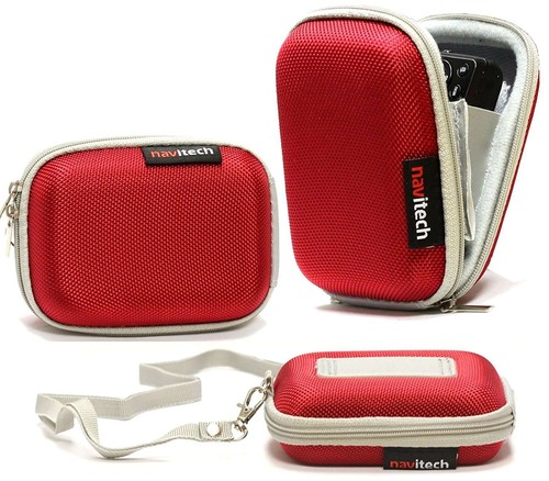 Navitech red case for praktica - red,