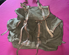 Militaria: Antique Army Backpack Marked Lafuma