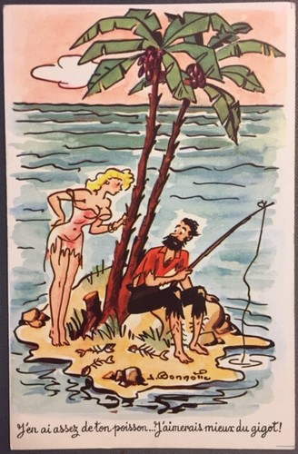Carte postale humoristique - carte,
