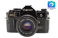 Compteur OK [Exc+6] Canon A-1 35mm Film Camera New FD NFD 50mm f1.8 Lens JAPA...