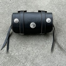 Sac De Voyage En Cuir Sissy Bar Vintage HARLEY DAVIDSON INDIAN 10,5x5”