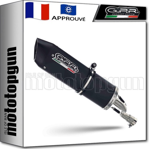 Echappement approuve noir gpr - echappement,