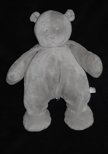 Doudou ours gris - ours, noukies