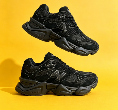 New balance 9060 triple black - balance,