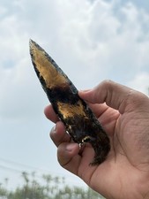 Athame en verre d'obsidienne