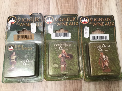 Maquette figurine lot - de, 3
