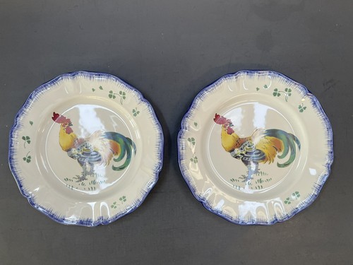 Luneville assiette coq no - luneville, 2