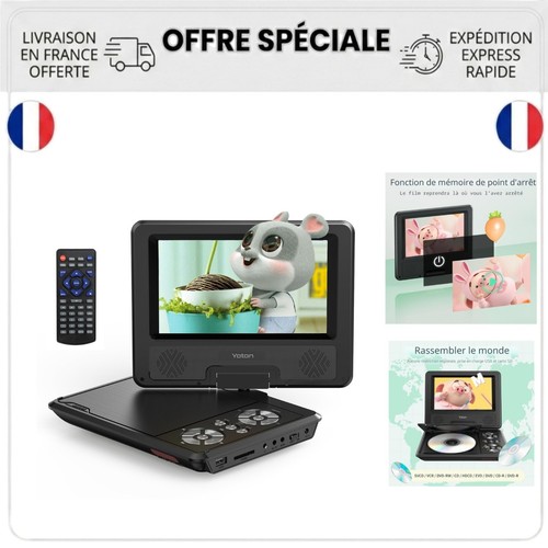 Lecteur dvd portable yoton - dvd,