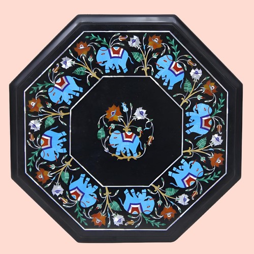 Table chevet octogonale en - table,