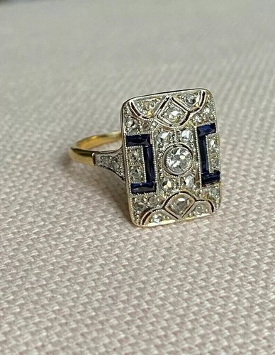 Bague vintage art déco - , en