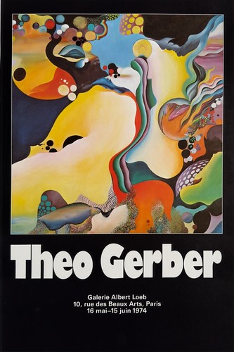 Theo gerber vintage poster - gerber,