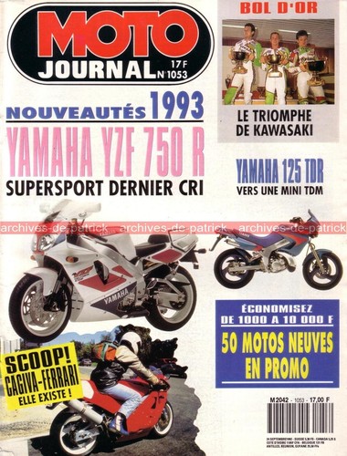 Moto journal 1053 essai - journal, road