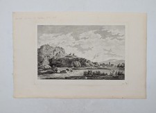 Gravure ancienne - Fontaine de