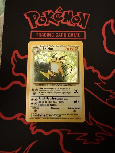Carte pokemon raichu - carte, 14/102