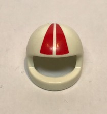 PLAYMOBIL CHILDREN'S MOTORCYCLE HELMET WHITE & RED