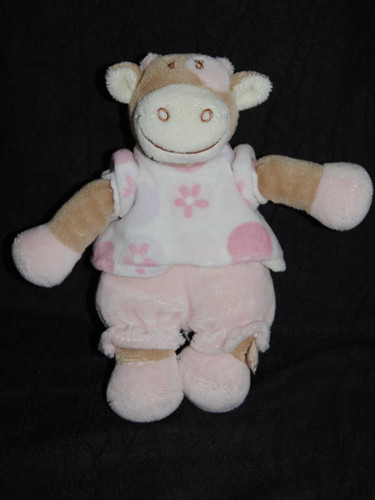Peluche doudou vache lola - doudou,