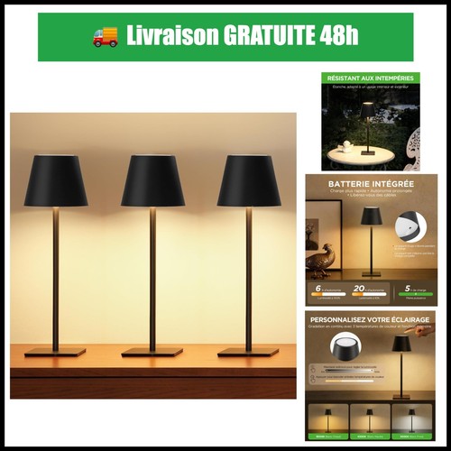Lot lampes table led - 3,