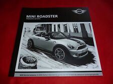 MINI Roadster R59 Cooper Cooper S SD John Cooper Works Price List Pricelist 2013