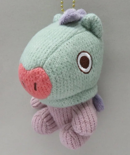Porte clés mascotte tricotée - mascotte,