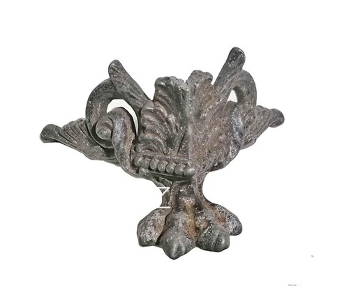 Pied meuble antique zinc - pied, de