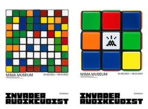 Invader set posters mima - 2,