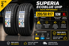 LOT DE 2 PNEUS 205/50 R17 93W