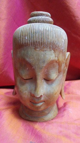 Bouddha ancienne statue tête - statue,