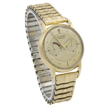 Men's LeCoultre Futurematic Watch 34mm Silver Dial Power Reserve 6.25" W198322-1