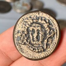 UNRESEARCHED ANCIENT JULIUS CAESAR AV AUREUS ROMAN OLD COIN 45 BC SILVER