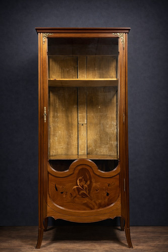 Vitrine marqueterie - en,