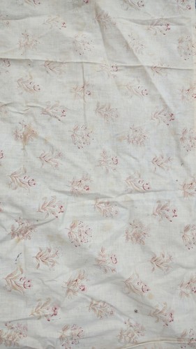 Grand coupon tissu ancien - coupon,
