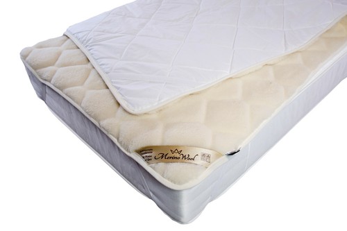 Couverture matelas laine - de, en