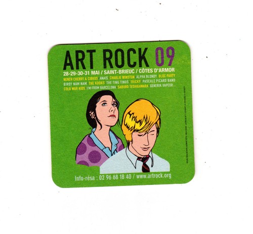 Sous bock bière art - art, 09