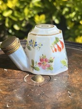 Encrier Verre Siphoïde Fleurs