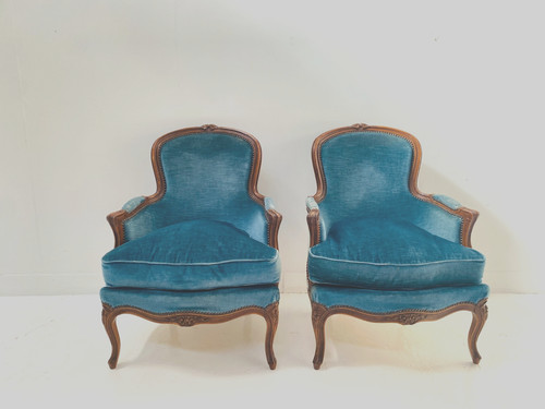 Paire fauteuils style - fauteuils, de