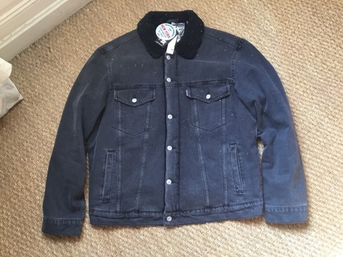 Blouson jeans noir - jeans,
